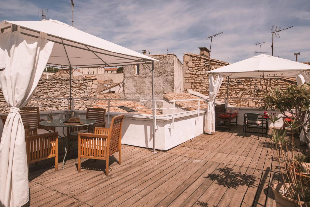 Chez Pepito & Zaza Hypercentre Rooftop Garage Nîmes Eksteriør billede