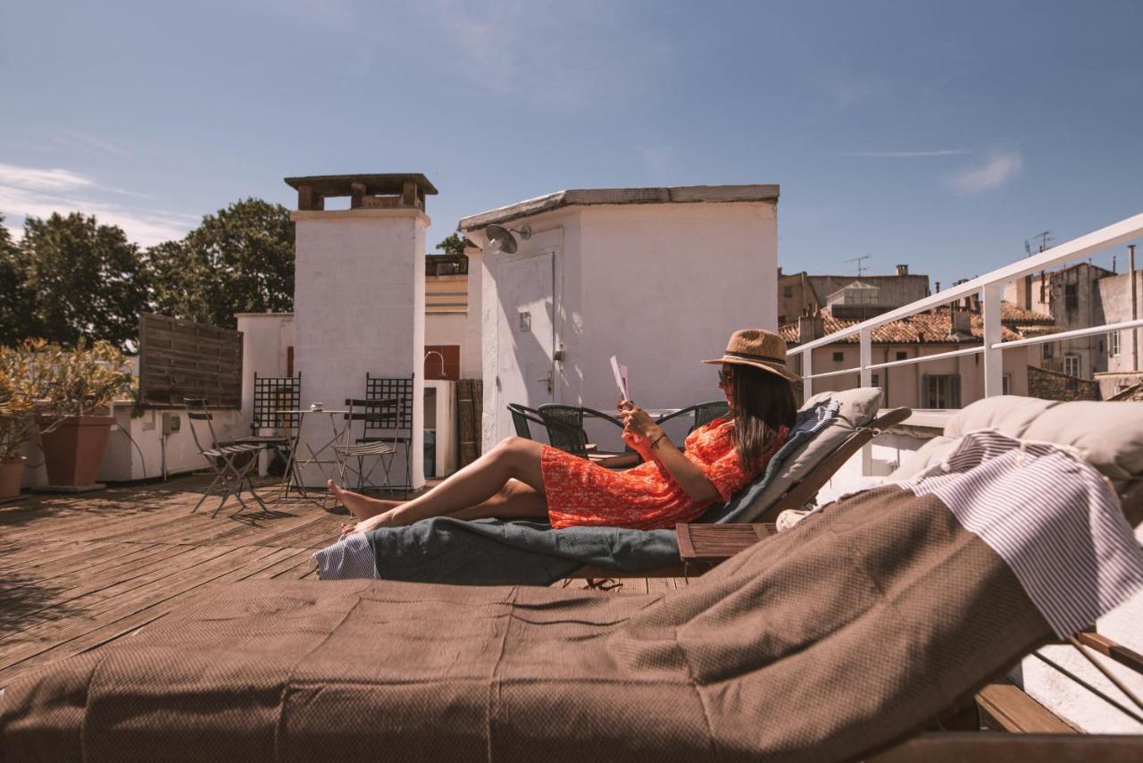 Chez Pepito & Zaza Hypercentre Rooftop Garage Nîmes Eksteriør billede